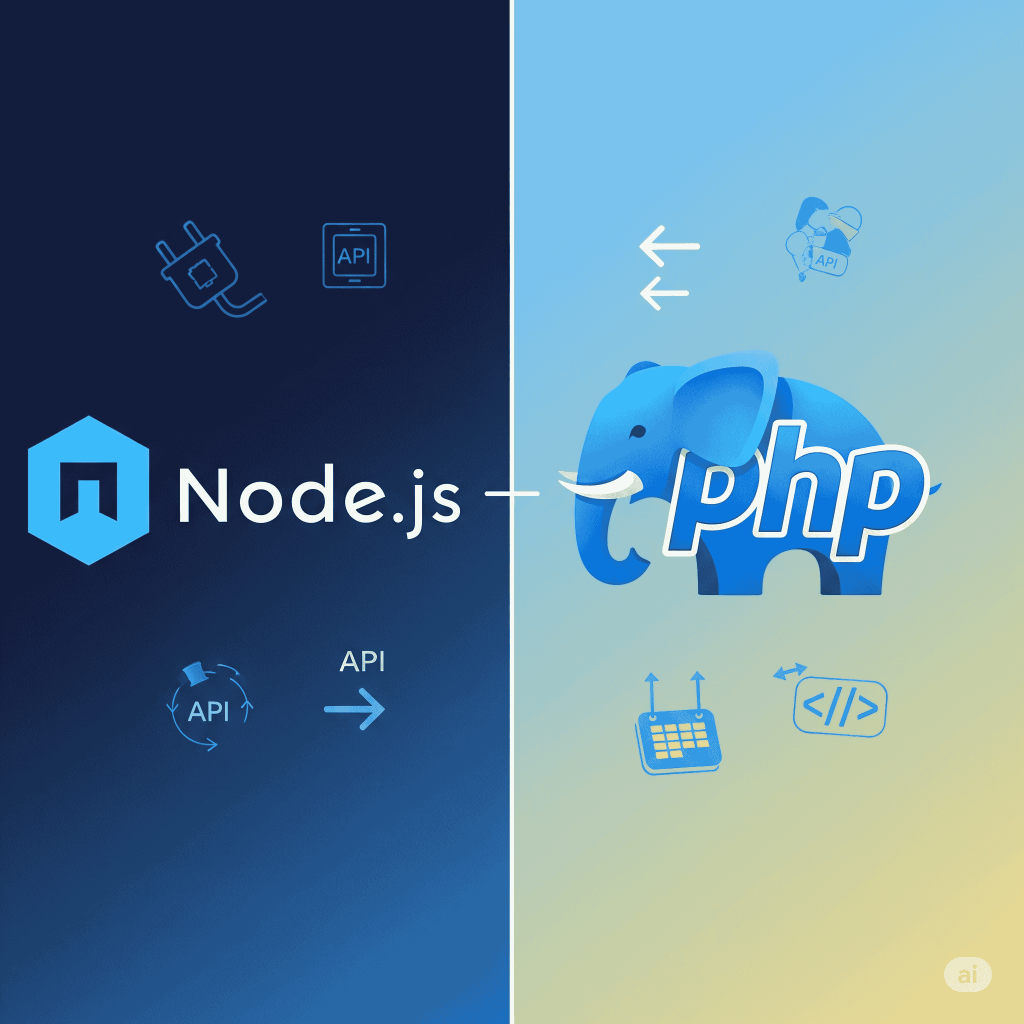 Node.js vs PHP API development comparison