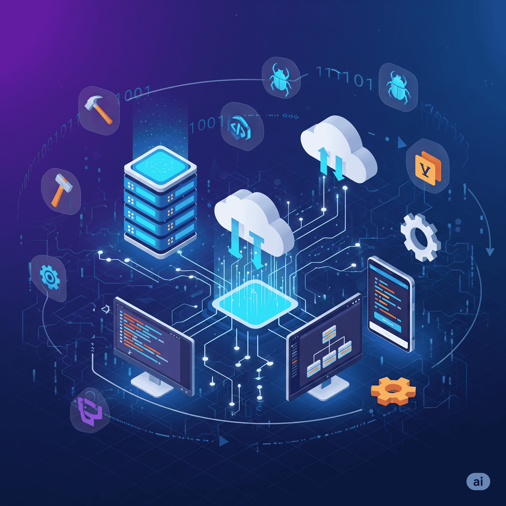 Digital Services Illustration
