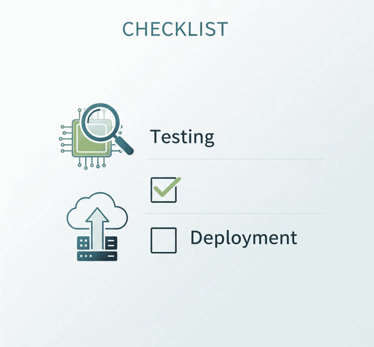 Complete Checklist for Testing & Deploying Web Applications